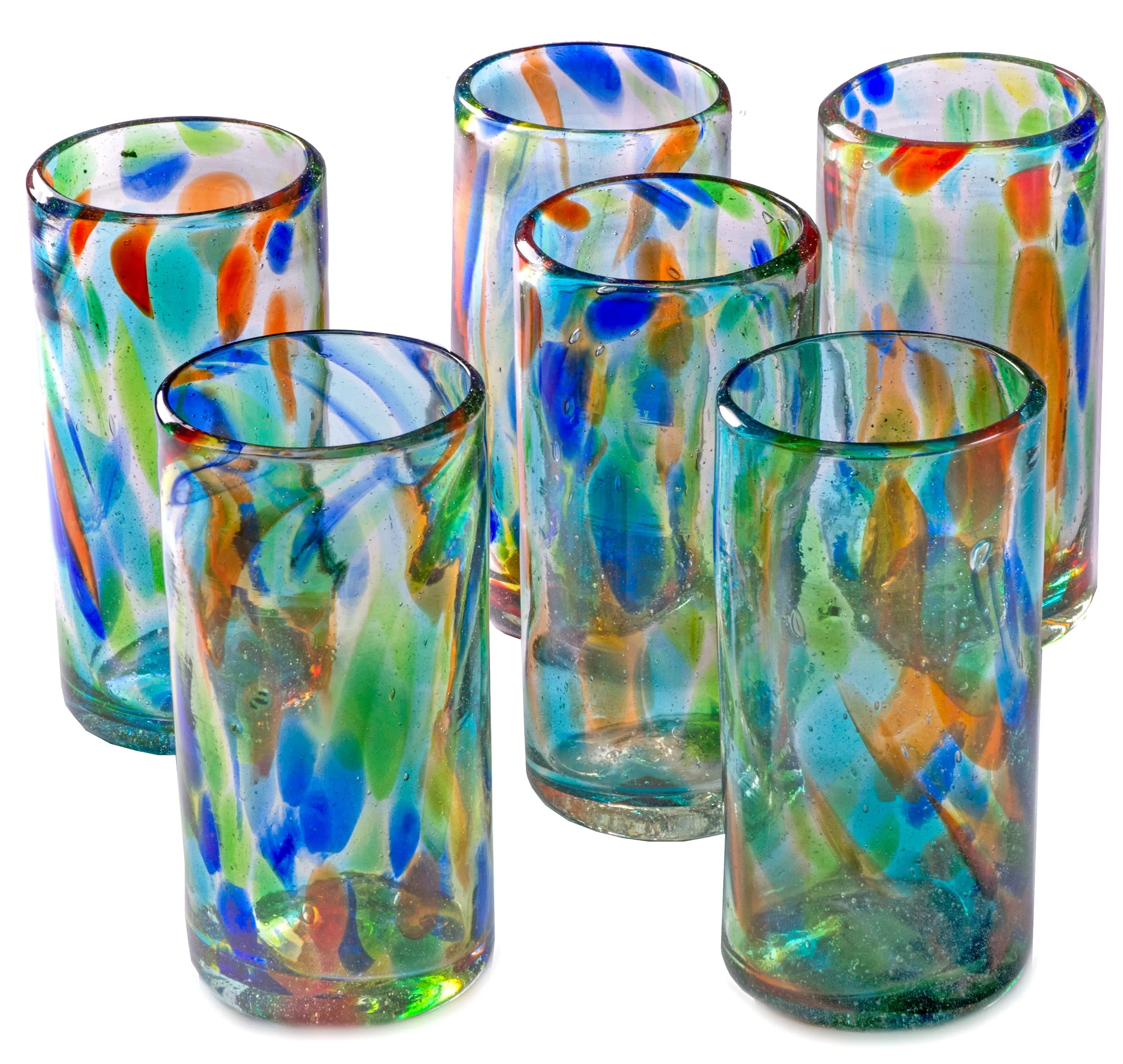 Solid Confetti Tall Tumbler - 22 oz - Set of 6