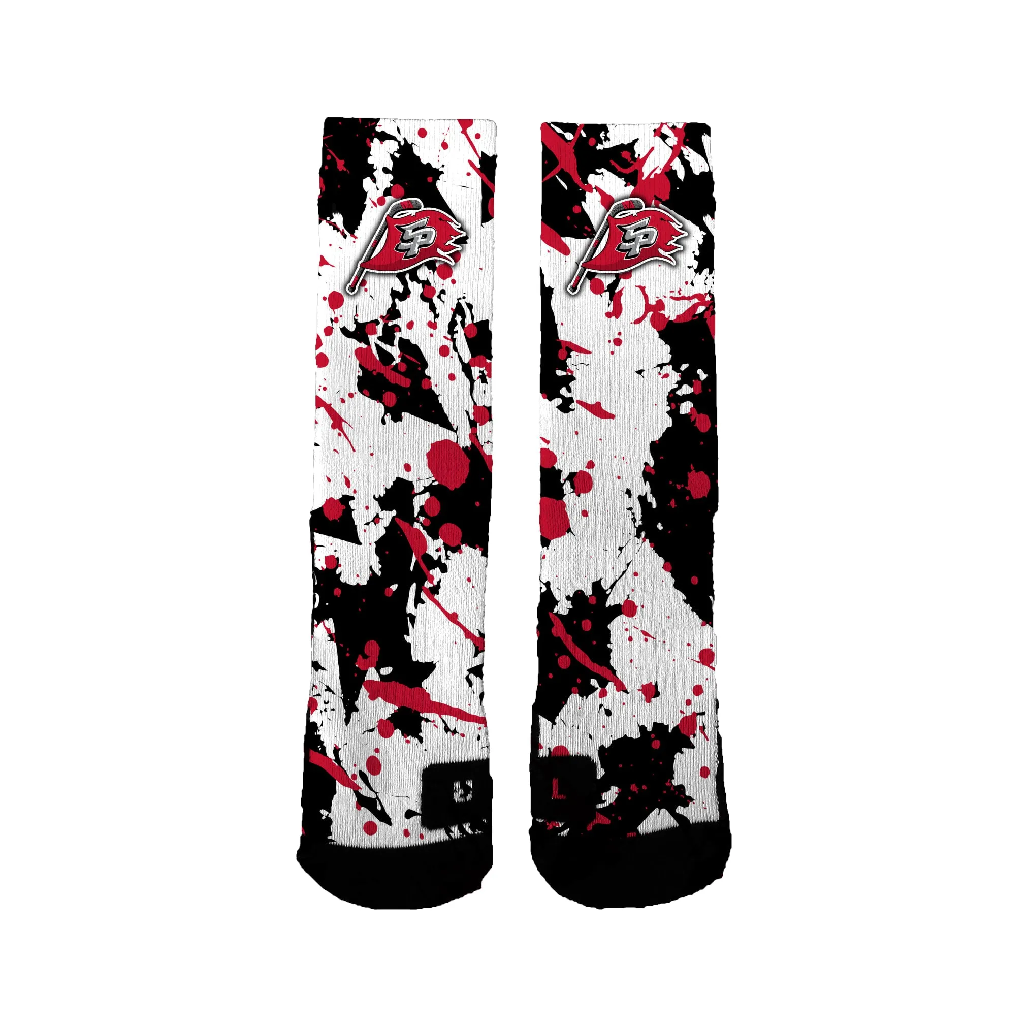 South Pittsburgh Rebellion Splatter Socks