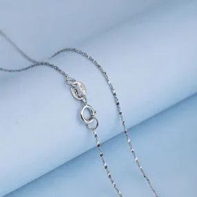 Sterling Silver Water-Wave Chain Necklace