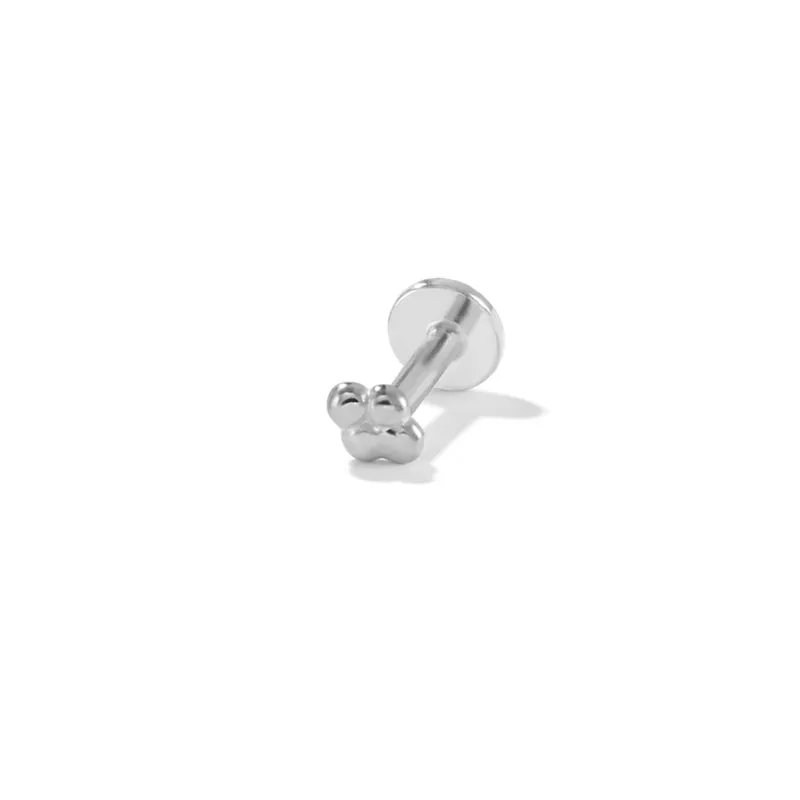 Sterling Silver Zirconia Piercing Stud Earrings For Women