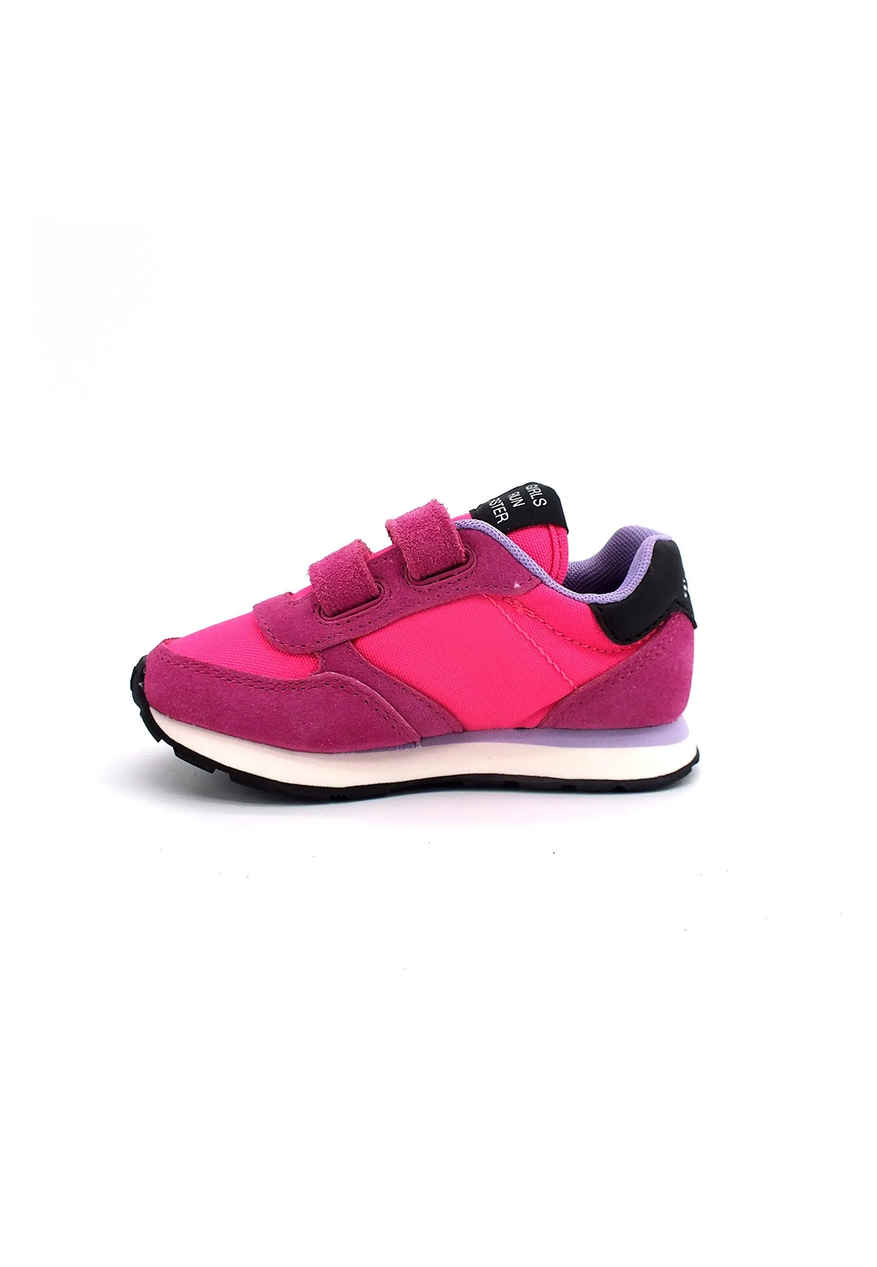 SUN68 Girl's Ally Solid Sneaker Bimbo Rosa Fuxia Z42401B