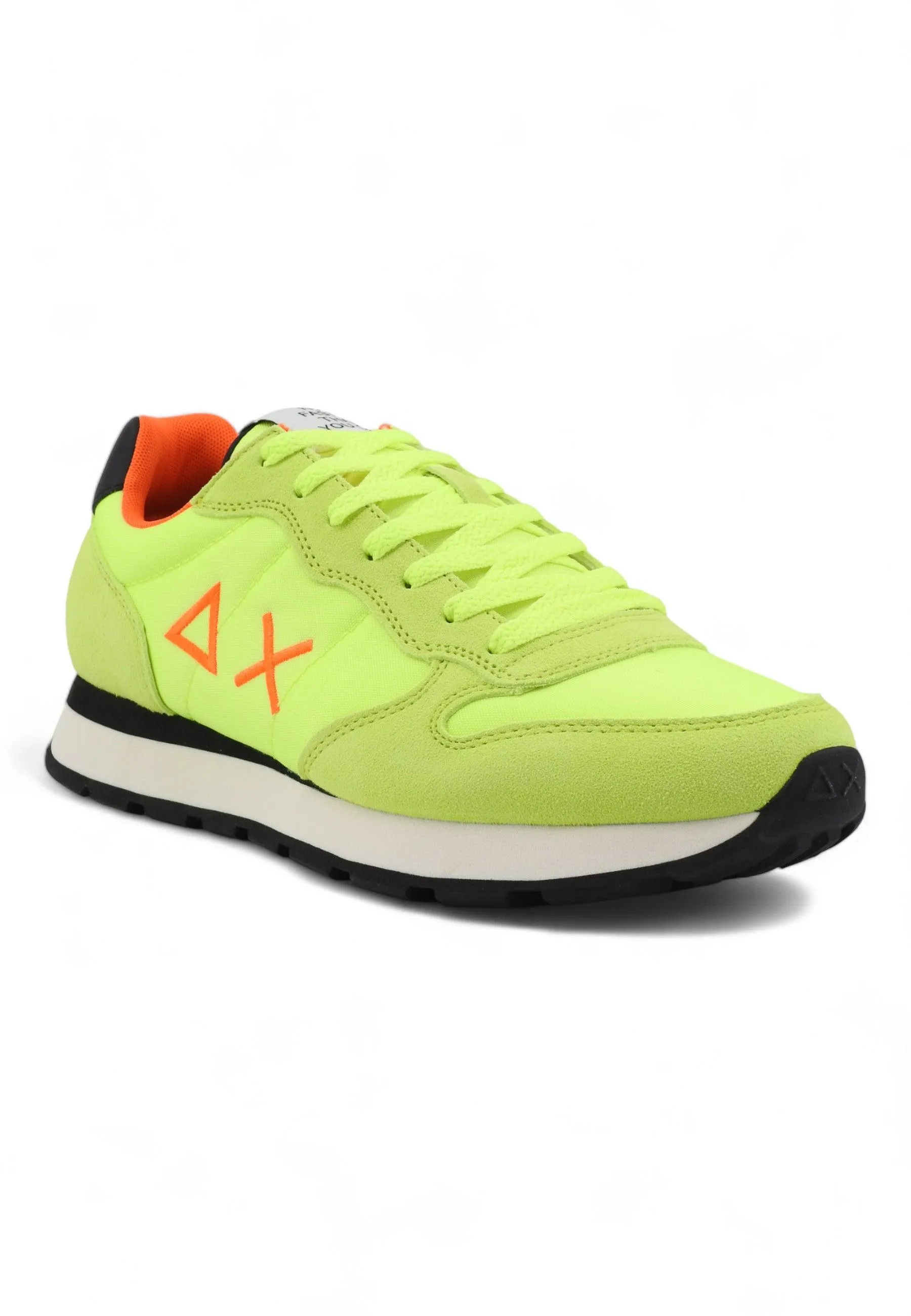 SUN68 Tom Solid Sneaker Uomo Giallo Fluo Z34101