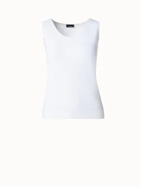 Tank Top aus Baumwoll-Piqué