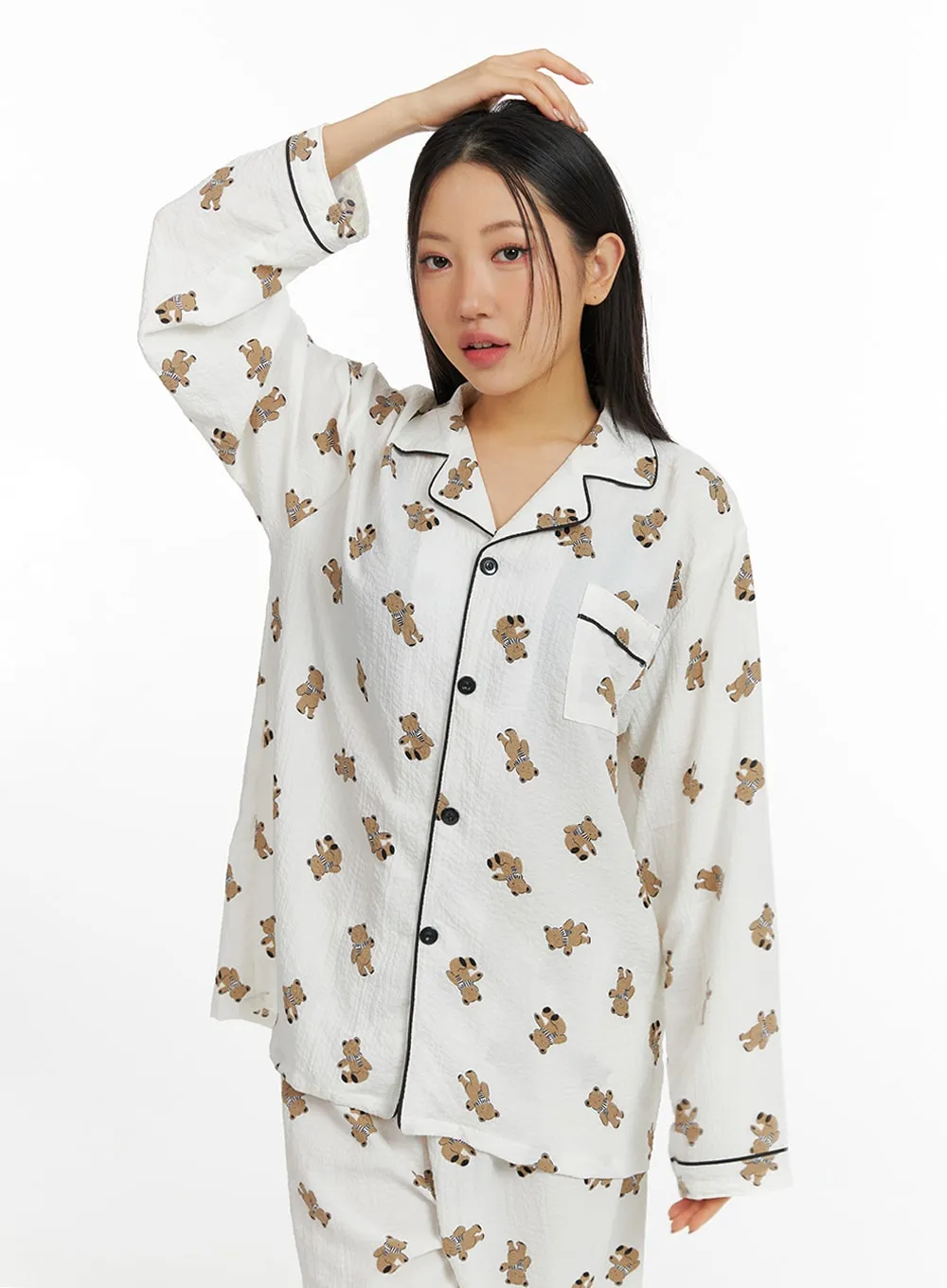 Teddy Graphic Pajama Set IF421