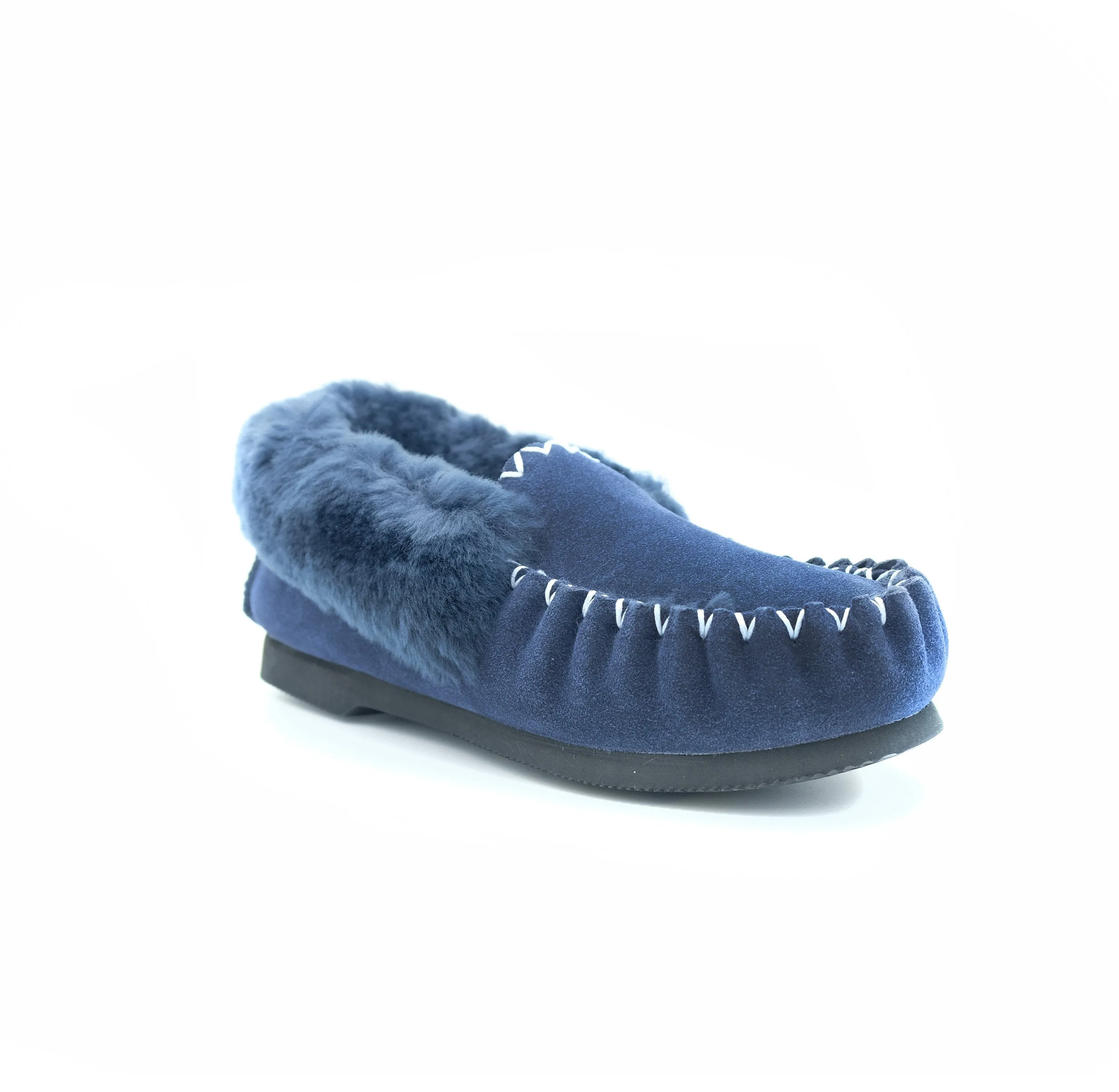 Traditional Sheepskin Moccasins - Men’s, Women’s, 100% Australian Sheepskin UGG Slippers