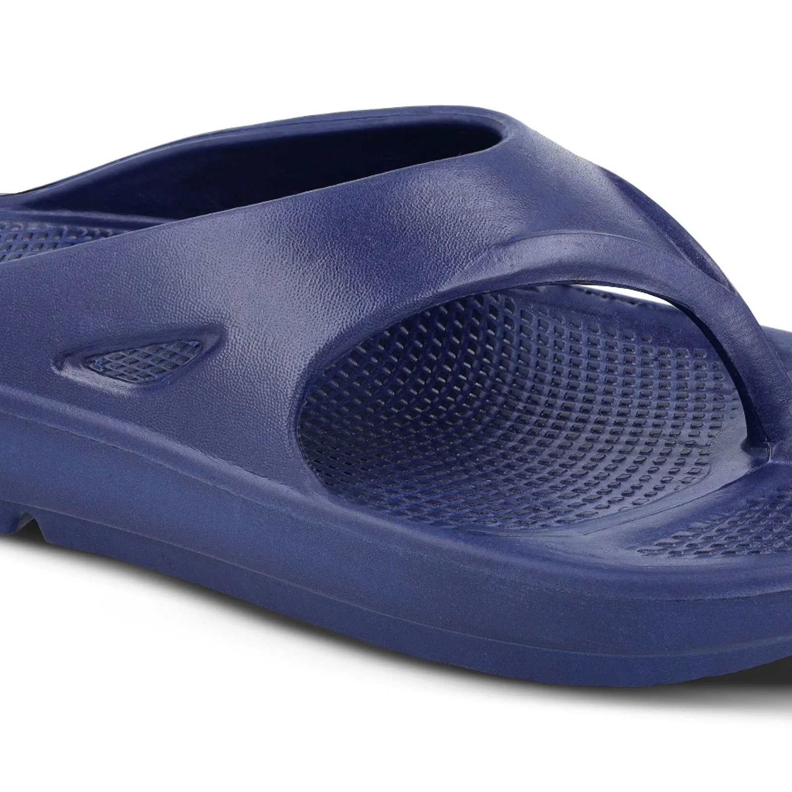 Walkaroo Men Solid Thong Flip-Flop  - WC4241 Navy Blue