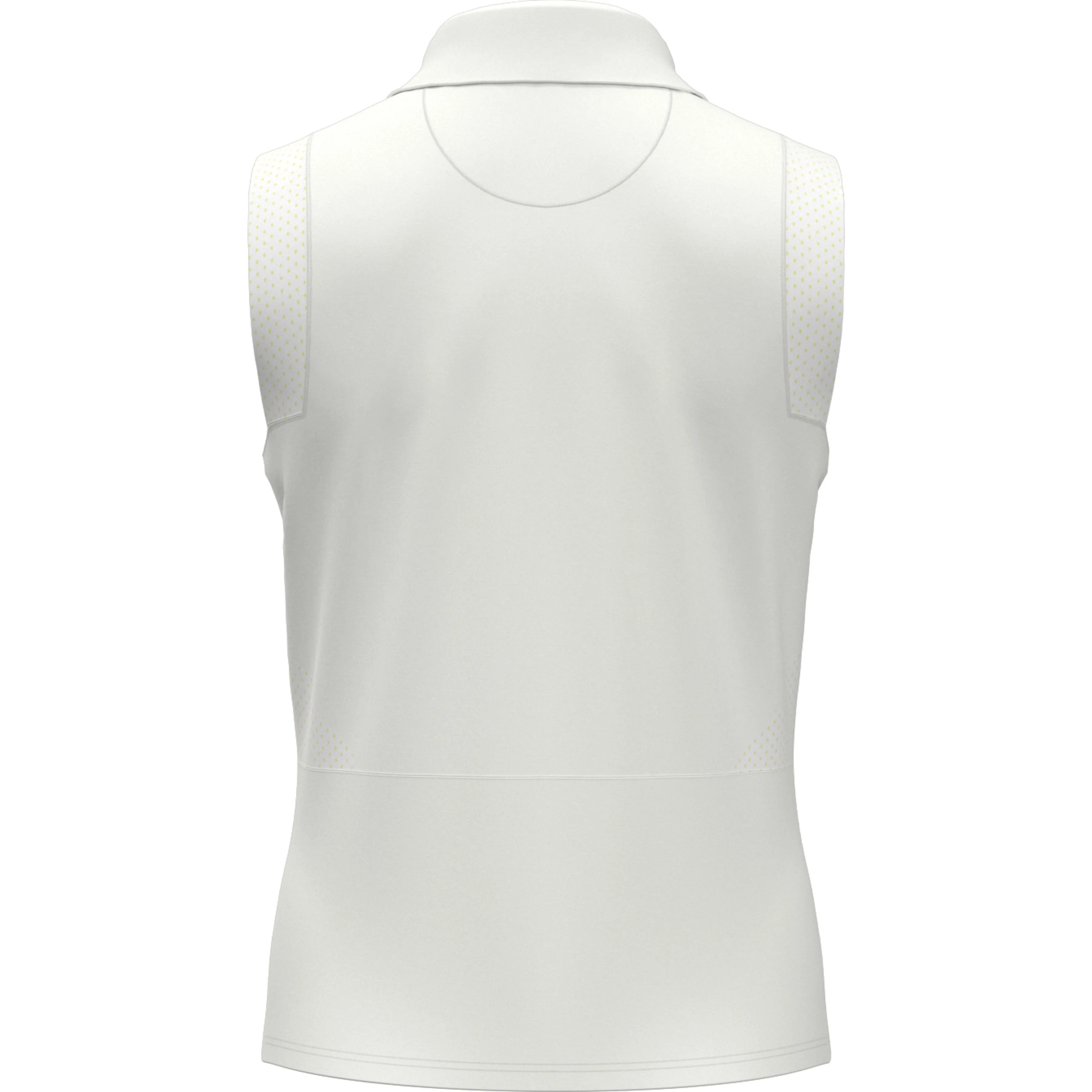 Women's 1/4 Zip Mesh Block Sleeveless Golf Polo