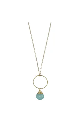 Yuliya Necklace in Chalcedony