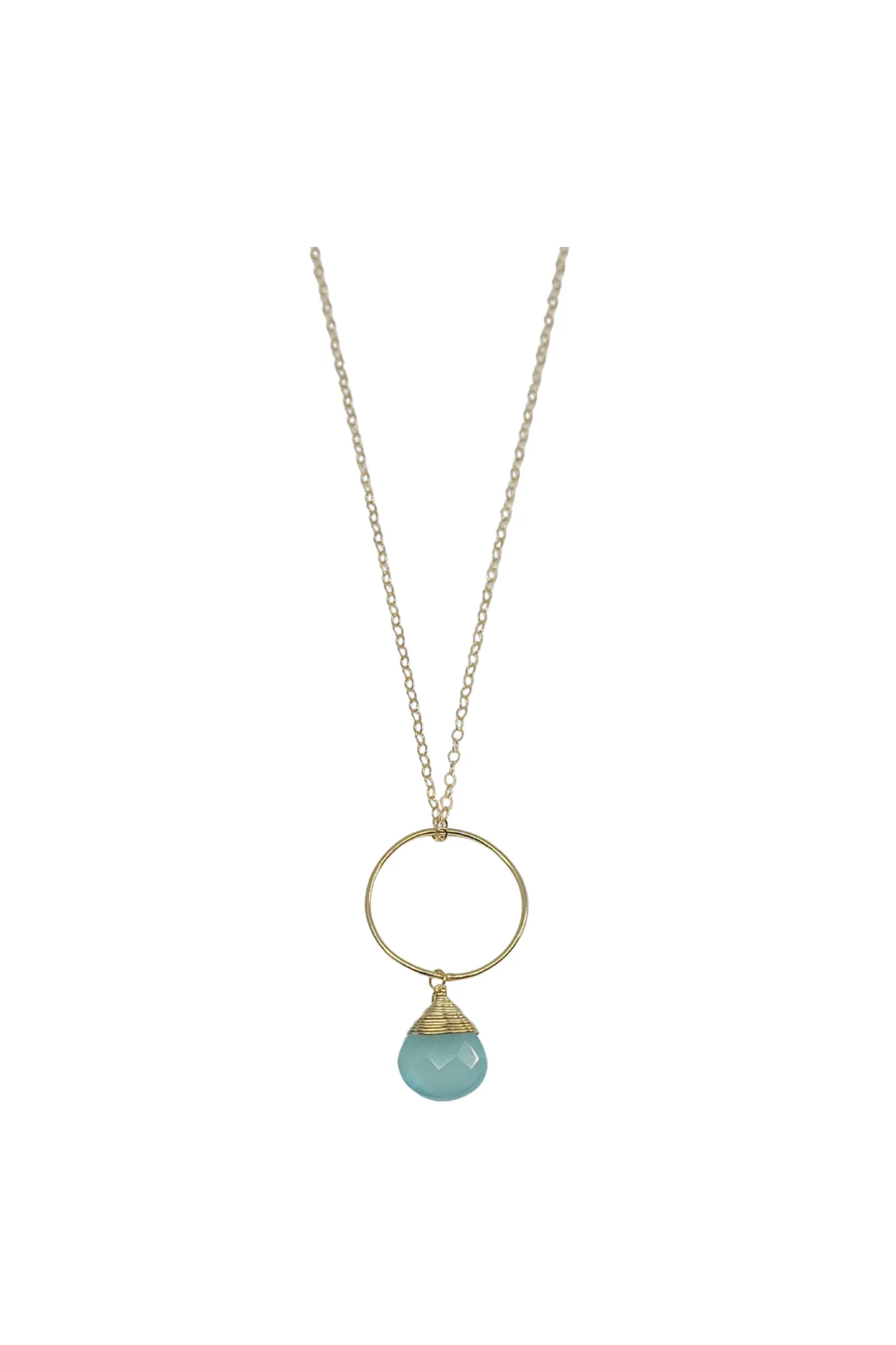 Yuliya Necklace in Chalcedony