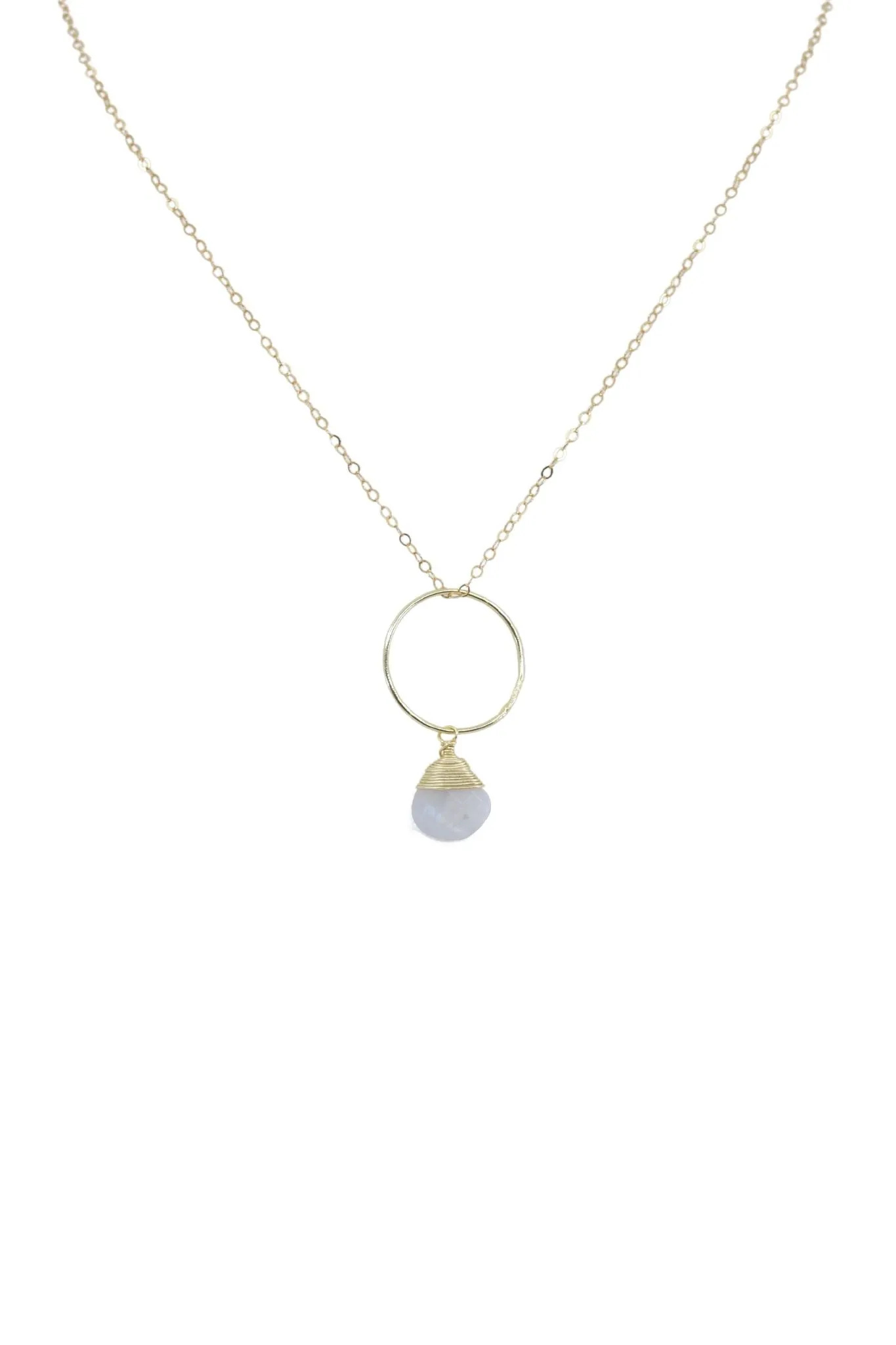 Yuliya Necklace in Moonstone