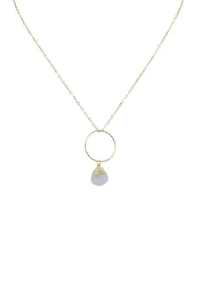 Yuliya Necklace in Moonstone